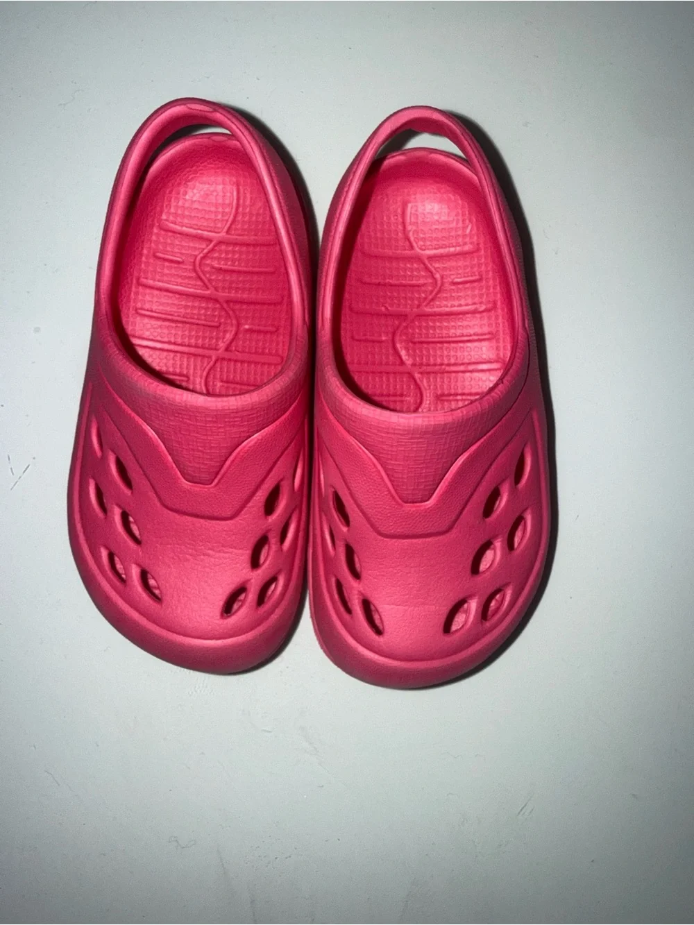 Kids Lightweight Pink Slip-On Clog